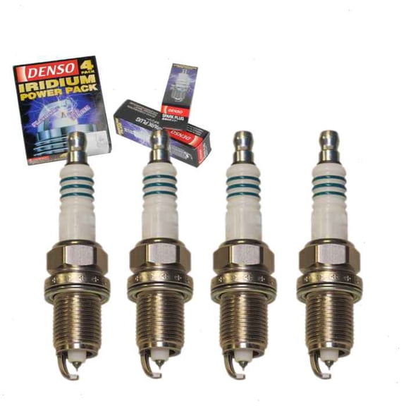 4 pc DENSO 5358 Iridium Power Spark Plugs for 0000-18-F285 0000-18-KJ11 0000-18-KJ13 12 12 0 032 134 12 12 0 032 135 12 12 2 158 252 12290-PGE-A01 12290-PGE-A02 12290-PND-A01 12290-PND-A02