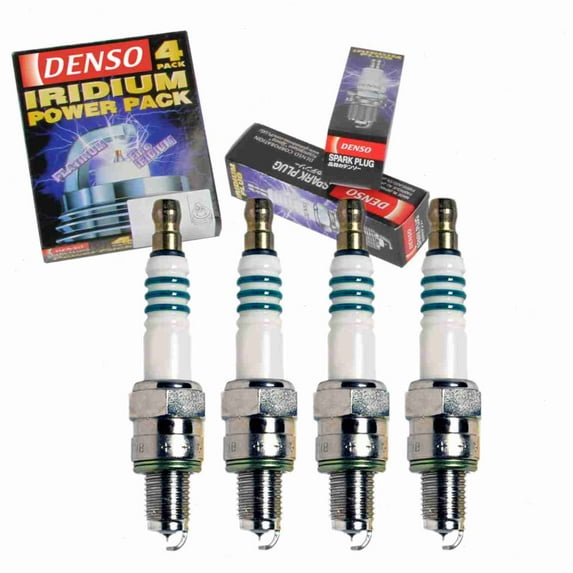 4 pc DENSO 5383 Iridium Power Spark Plugs for IUF22 Ignition Wire Secondary
