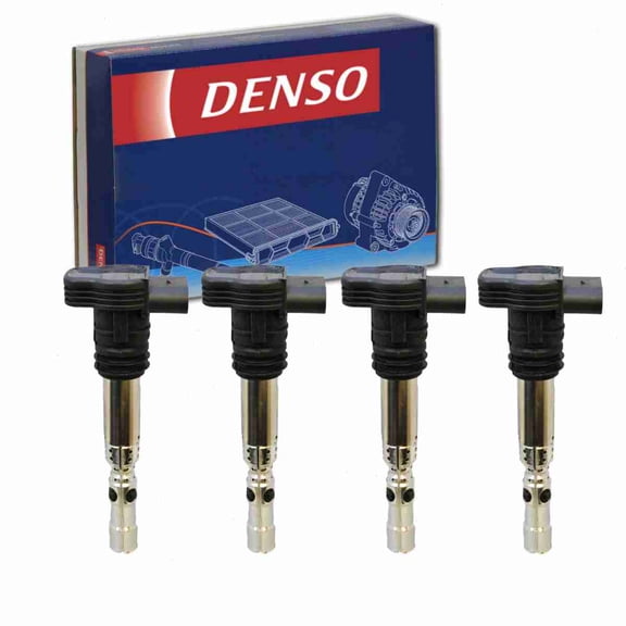 4 pc DENSO Direct Ignition Coils compatible with Audi TT 1.8L L4 2001-2006