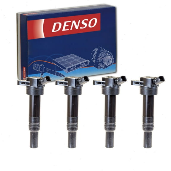 4 pc DENSO Direct Ignition Coils compatible with Kia Soul 2.0L L4 2012-2018