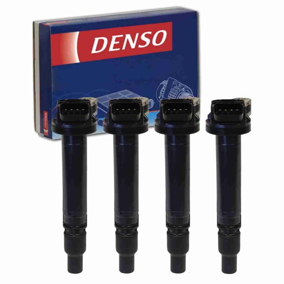 4 pc DENSO Direct Ignition Coils compatible with Toyota Camry 2.5L L4 2010-2017