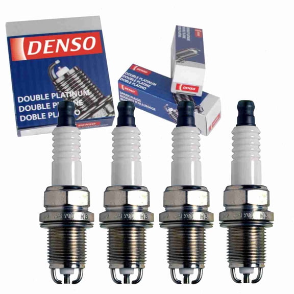 4 pc DENSO Double Platinum Spark Plugs compatible with Toyota Camry 2.2L L4 1997-2001