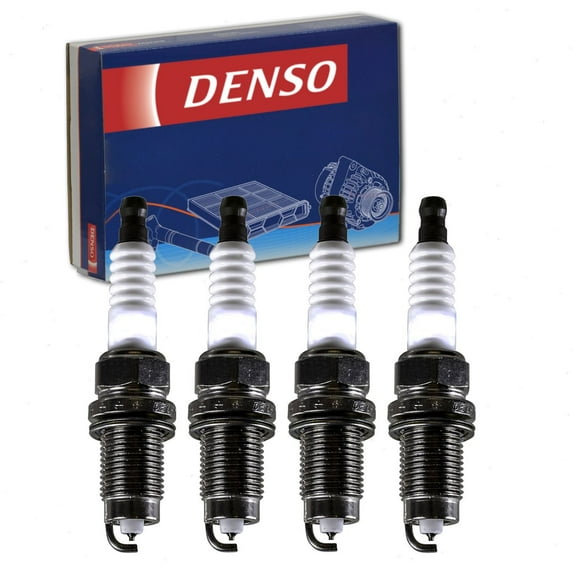 4 pc DENSO Double Platinum Spark Plugs compatible with Volkswagen Jetta 2.0L L4 2011-2015