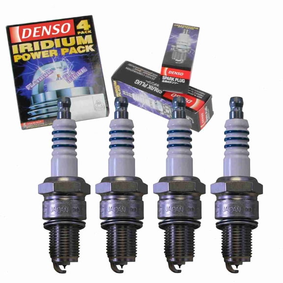 4 pc DENSO Iridium Power Spark Plugs compatible with Chrysler Conquest 2.6L L4 1987-1989