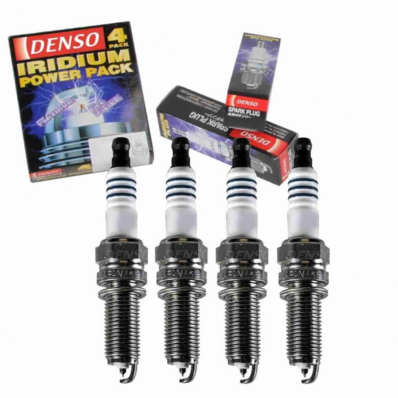 4 pc DENSO Iridium Power Spark Plugs compatible with Kia Soul 1.6L L4 2012-2015