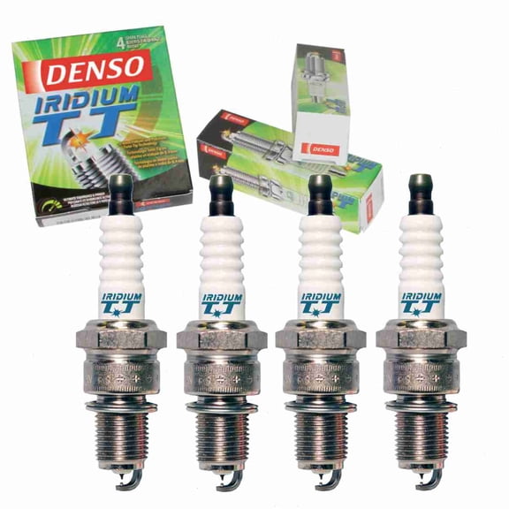 4 pc DENSO Iridium TT Spark Plugs compatible with Bertone X-1 9 1.5L L4 1984-1989