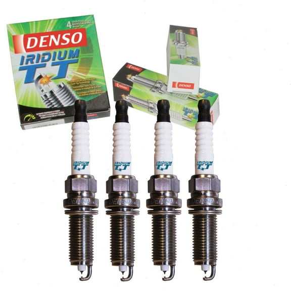 4 pc DENSO Iridium TT Spark Plugs compatible with Toyota Prius 1.8L L4 2010-2015