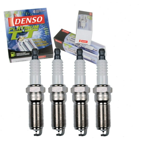 4 pc DENSO Platinum TT Spark Plugs compatible with Ford Escape 2.0L 2.5L L4 2001-2017