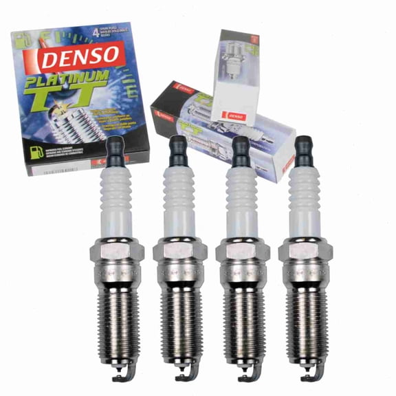 4 pc DENSO Platinum TT Spark Plugs compatible with Ford Focus 2.0L L4 2000-2004