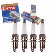 4 pc DENSO Standard Spark Plugs compatible with Honda Fit 1.5L L4 2007-2014