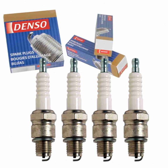 4 pc DENSO Standard Spark Plugs compatible with Volkswagen Super Beetle 1.6L H4 1971-1980