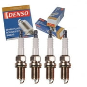 4 pc DENSO Standard U-Groove Spark Plugs compatible with Honda Civic 1.8L 2.0L L4 2006-2011