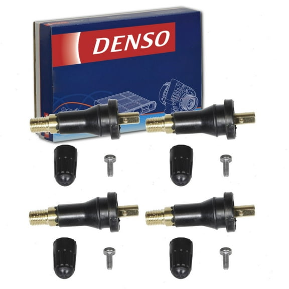 4 pc DENSO TPMS Sensor Service Kits compatible with Dodge Journey 2010-2014