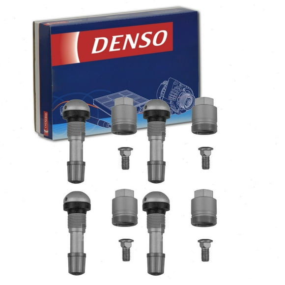 4 pc DENSO TPMS Sensor Service Kits compatible with Kia Optima 2005-2010 - 43-Mm