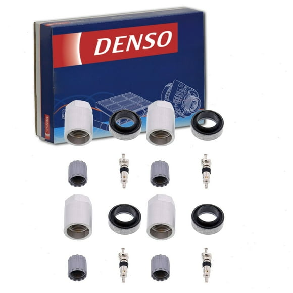4 pc DENSO TPMS Sensor Service Kits compatible with Mazda 3 2004-2013 - Tire Pressure Monitoring