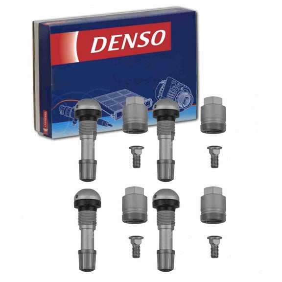 4 pc DENSO TPMS Sensor Service Kits compatible with Porsche Cayenne 2003-2017 - 43-Mm