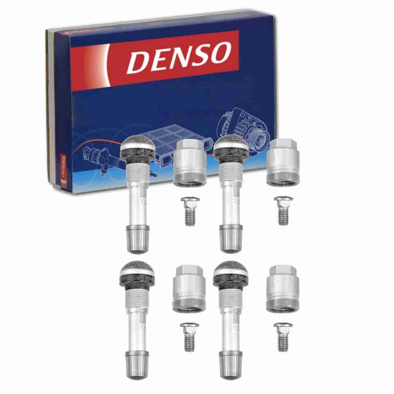 4 pc DENSO TPMS Sensor Service Kits compatible with Porsche Cayenne 2003-2017 - 48-Mm
