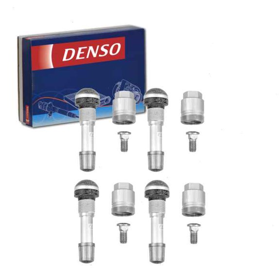 4 pc DENSO TPMS Sensor Service Kits compatible with Porsche Cayenne 2003-2017 - 48-Mm