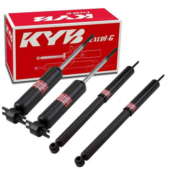 4 pc Front Rear Shock Absorbers compatible with Chevrolet Camaro 1967-1969