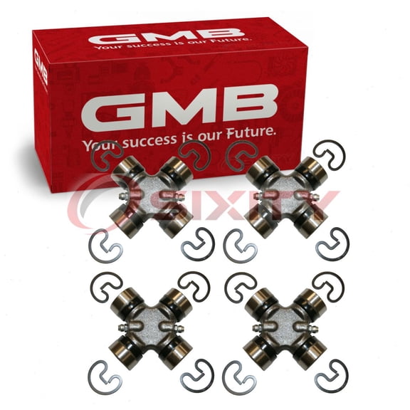 4 pc GMB Rear Half Shafts All Universal Joints compatible with Triumph TR6 1968-1976