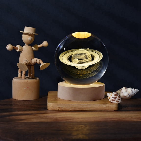 4 pc Glass Crystal Ball with Base Stand Holder Planet 50~60mm