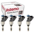 thumbnail image 1 of 4 pc Hitachi Fuel Injectors compatible with Chevrolet Equinox 2.4L L4 2010, 1 of 6