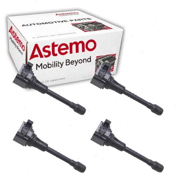 4 pc Hitachi IGC0082 Ignition Coils for 22448-1LA0A Spark Plug Wire Boot