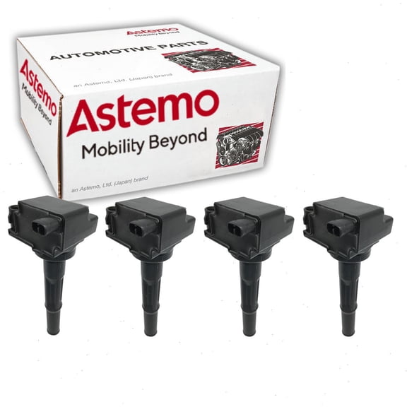 4 pc Hitachi IGC0119 Ignition Coils for 9091902212 Spark Plug Wire Boot