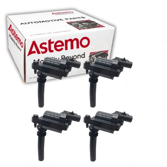 4 pc Hitachi IGC0145 Ignition Coils for 56028394AB 56028394AC 56028394AD Spark Plug Wire Boot