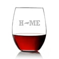 thumbnail image 1 of 4-pc Home State Stemless Wine Glasses - North Carolina, 1 of 1