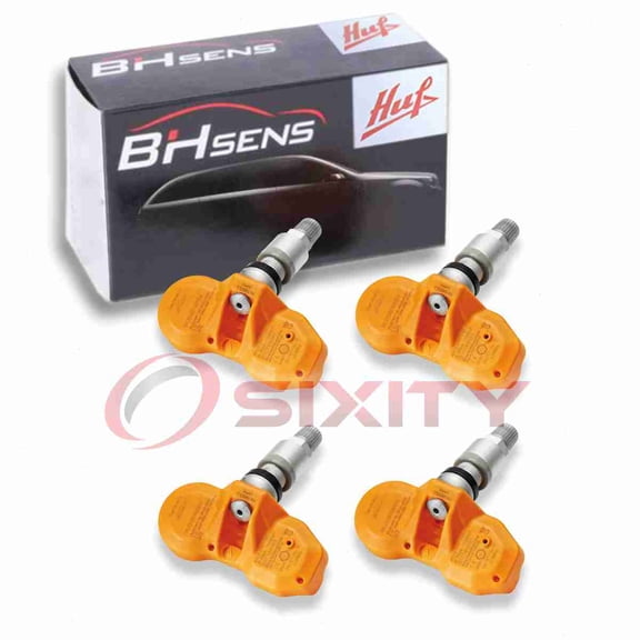 4 pc Huf RDE005V21 TPMS Sensors for Tire Pressure Monitoring System Wheel