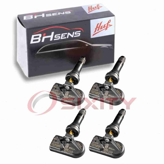 4 pc Huf RDE027V21 TPMS Sensors for Tire Pressure Monitoring System Wheel