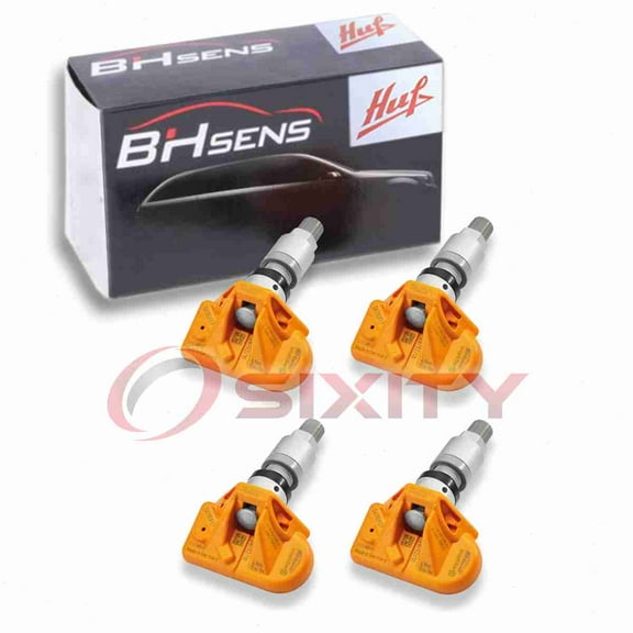 4 pc Huf RDE067V21 TPMS Sensors for Tire Pressure Monitoring System Wheel