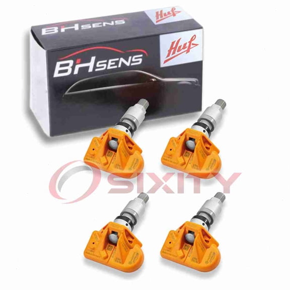 4 pc Huf RDE073V21 TPMS Sensors for Tire Pressure Monitoring System Wheel
