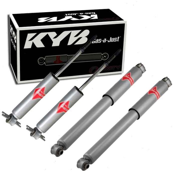 4 pc Front Rear Shock Absorbers compatible with Dodge Ram 3500 Van 1999-2003