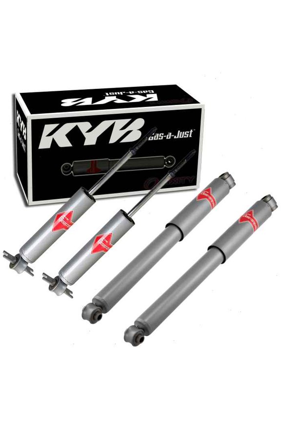 4 pc Front Rear Shock Absorbers compatible with Dodge Ram 3500 Van 1999-2003
