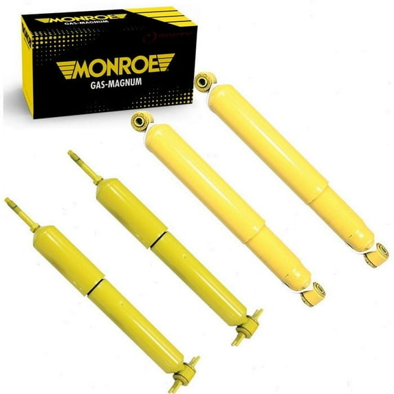 4 pc Front Rear Shock Absorbers compatible with Ram 1500 2012