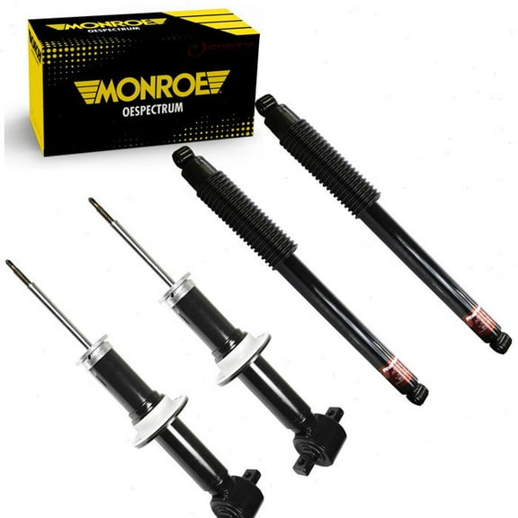 4 pc Front Rear Shock Absorbers compatible with Chevrolet Silverado 1500 2007-2013