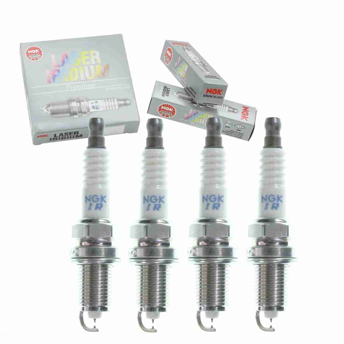 4 pc NGK 1312 Laser Iridium Spark Plugs for 1822A069 4504