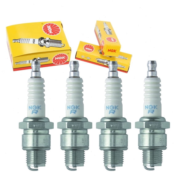 4 pc NGK 1468 Standard Spark Plugs for 09482-00280 09482-00370 6073 883M 94701-00247 94702-00247 94709-00247 E3.32 E8RC QL78C TR24-10 Ignition Wire Secondary