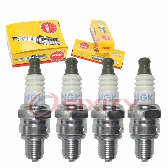 4 pc NGK 1656 Standard Spark Plugs for Ignition Wire Secondary