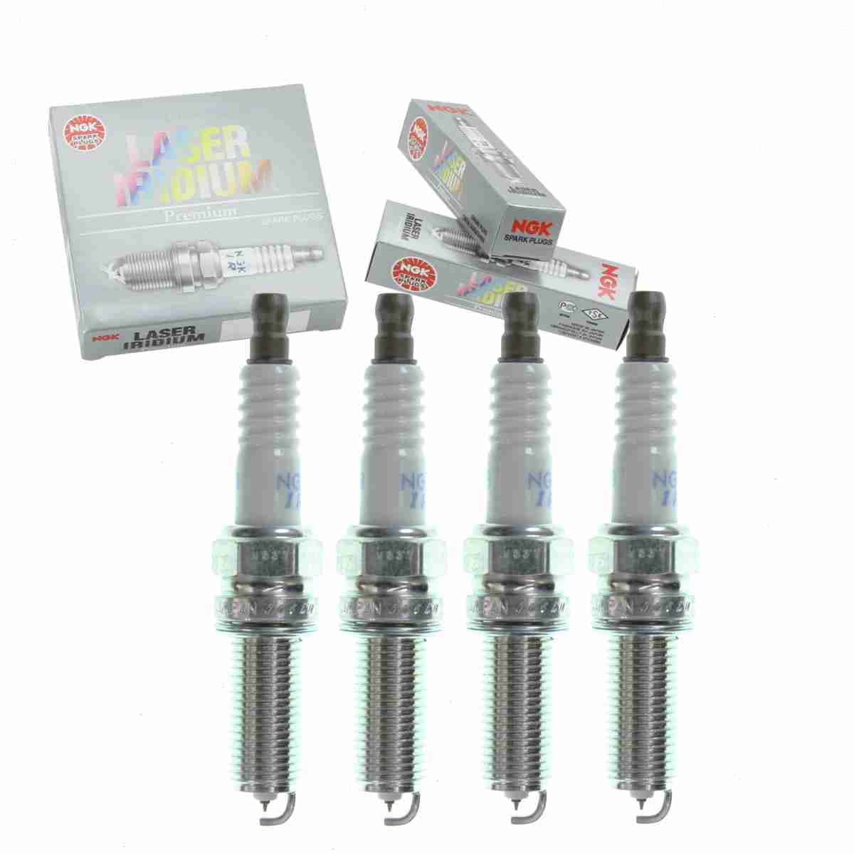 4 pc NGK 1989 Laser Iridium Spark Plugs for 1822A011 3441