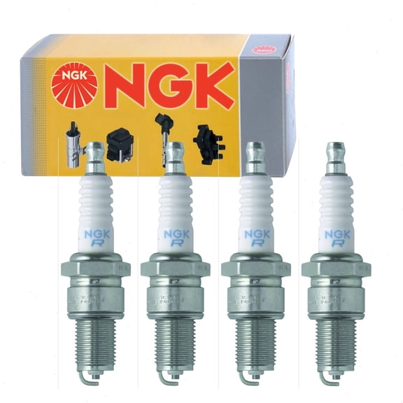 4 pc NGK 2489 Pro-V Spark Plugs for Ignition Wire Secondary