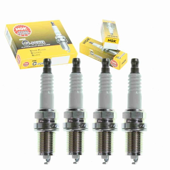 4 pc NGK 3248 G-Power Spark Plugs for 41-801 Ignition Wire Secondary Fits select: 1998-2000 MERCEDES-BENZ SLK, 1981-1982 FORD ESCORT