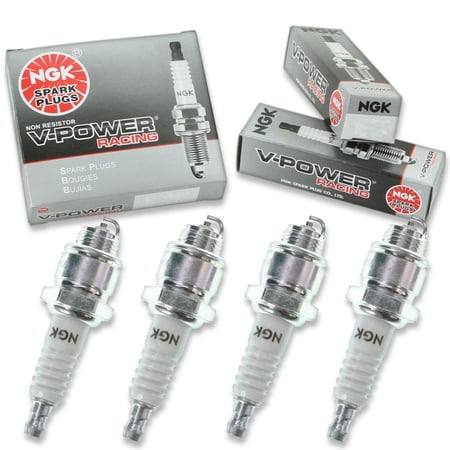 4 pc NGK 3354 V-Power Racing Spark Plugs for 264 J61 Ignition Wire Secondary