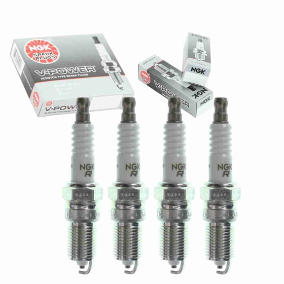 4 pc NGK 3754 V-Power Spark Plugs for 15 15C2 15S 167-0272 1835044T 1835182T 2R44LTSM 3851868 401 401C2 401S 408 5245 5245BP 5245DP2 5613611 7589 7989 909 AGSF33C AGSF52C AGSF52CF4 AWSF42 AWSF42C