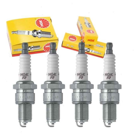 4 pc NGK 4008 Standard Spark Plugs for 797235 951-10292 F6REC4 Ignition Wire Secondary