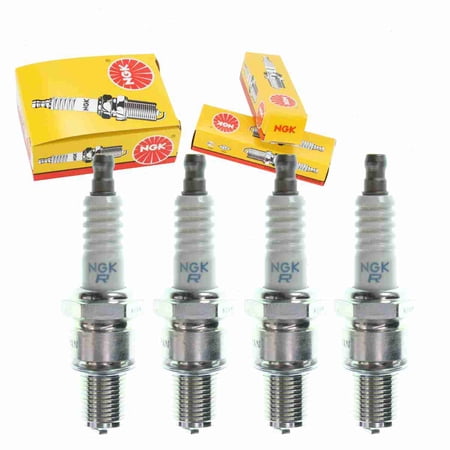 4 pc NGK 4015 Standard Spark Plugs for Ignition Wire Secondary