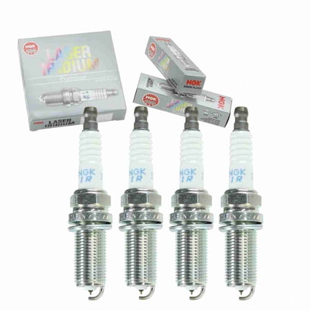 4 pc NGK 4212 Laser Iridium Spark Plugs for 33-889246Q39 33-889680001 4516 8M0058934 BM0006613 FGR8MQI Ignition Wire Secondary