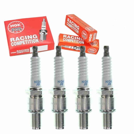 4 pc NGK 4311 Racing Spark Plugs for 5722 IRE01-34 Ignition Wire Secondary